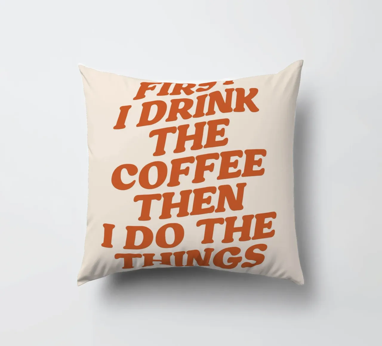 Prima citazione sul caffè, Caffè, Amante del caffè cuscino da pdigitalprints