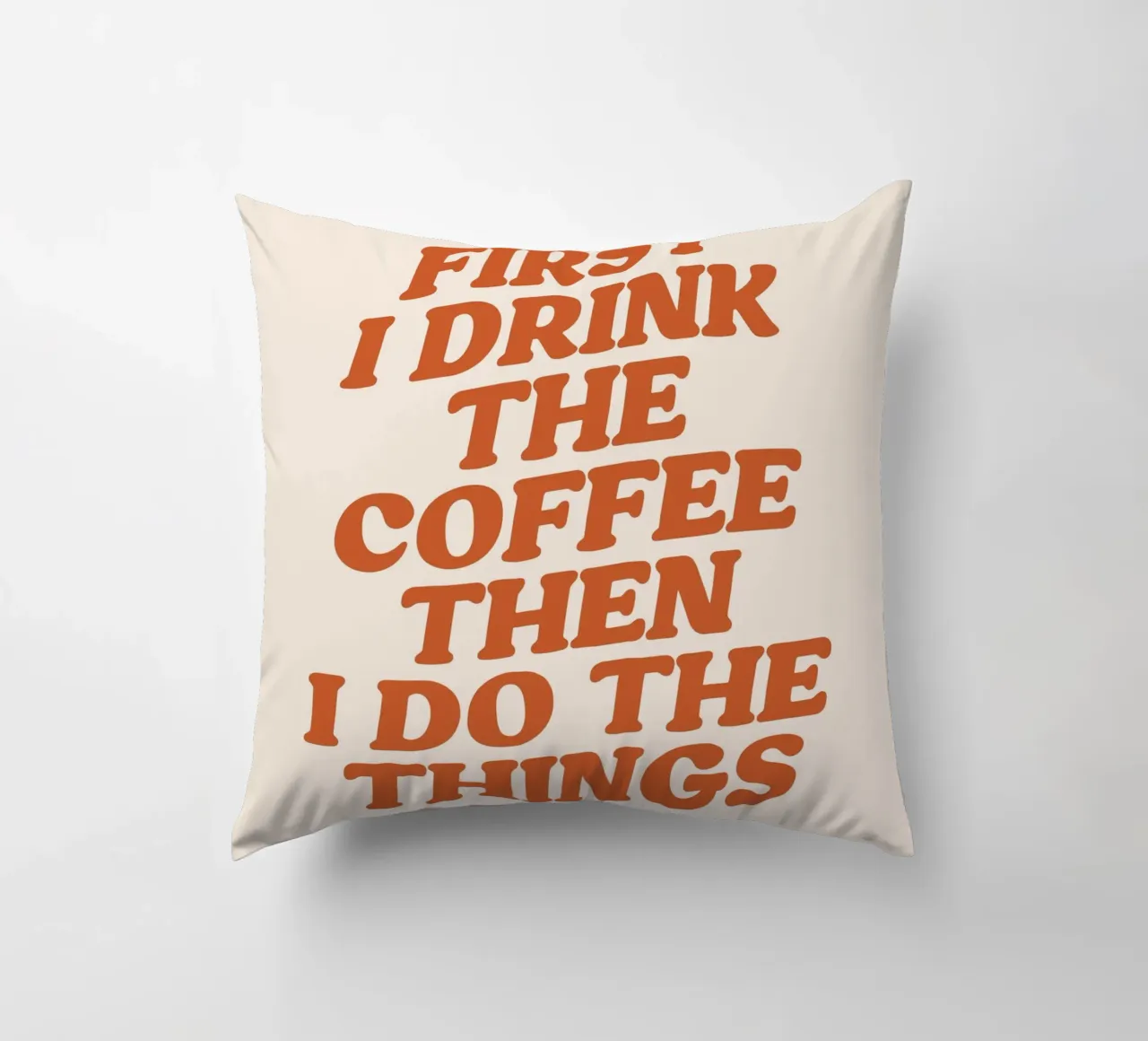 Prima citazione sul caffè, Caffè, Amante del caffè cuscino da pdigitalprints
