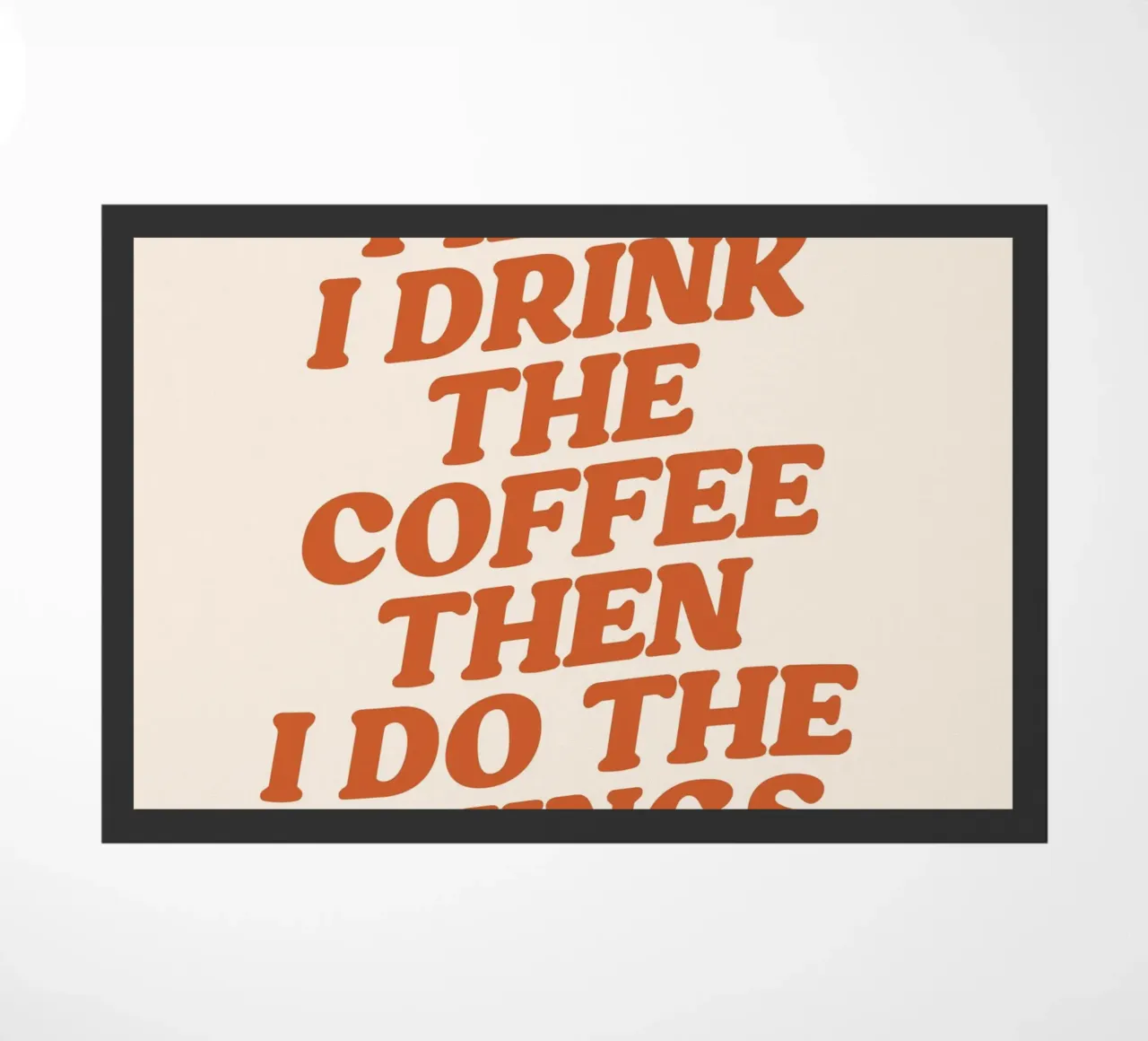 Prima citazione sul caffè, Caffè, Amante del caffè zerbino da pdigitalprints