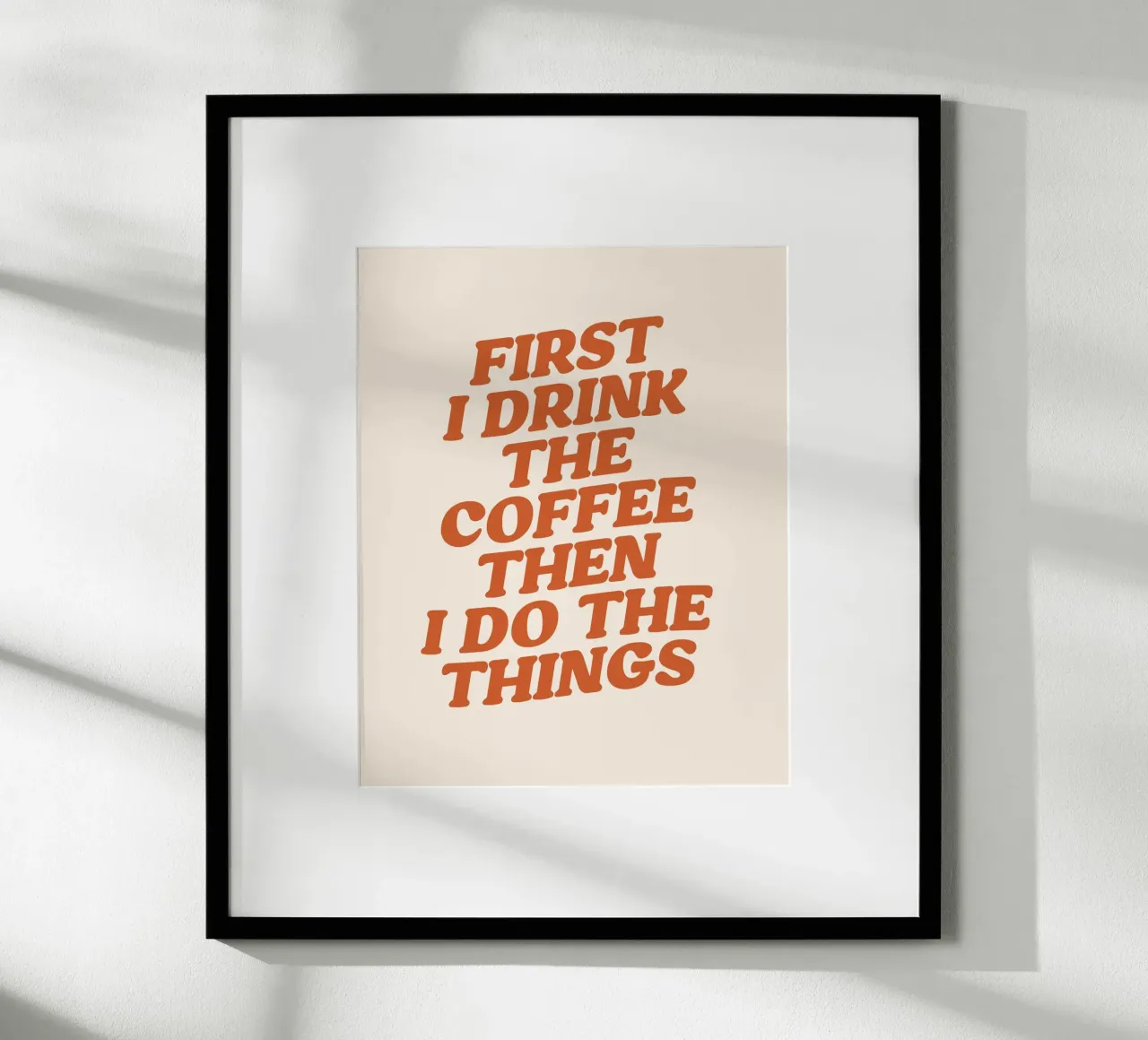 Kaffee erstes Zitat, Cafe, Kaffeeliebhaber Hahnemühle von pdigitalprints