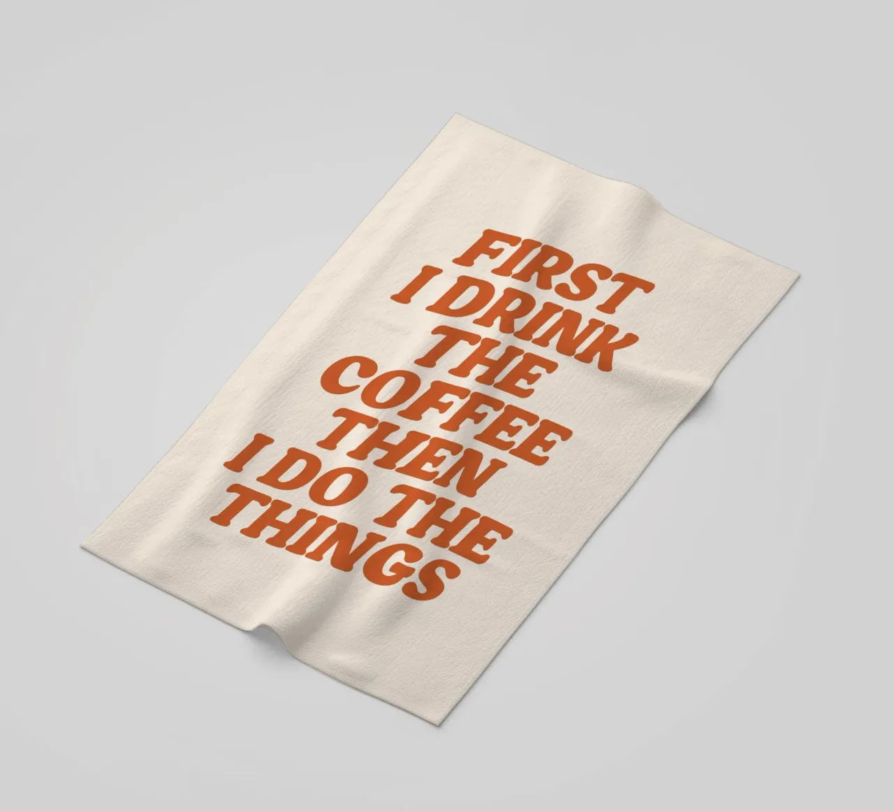 Prima citazione sul caffè, Caffè, Amante del caffè telo mare da pdigitalprints