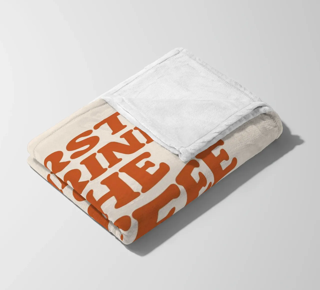 Kaffee erstes Zitat, Cafe, Kaffeeliebhaber Fleecedecke von pdigitalprints