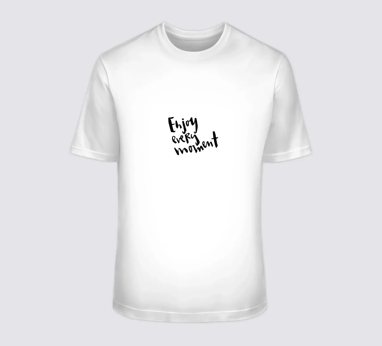 Enjoy Every Moment t-shirt da Brushmeetspaper