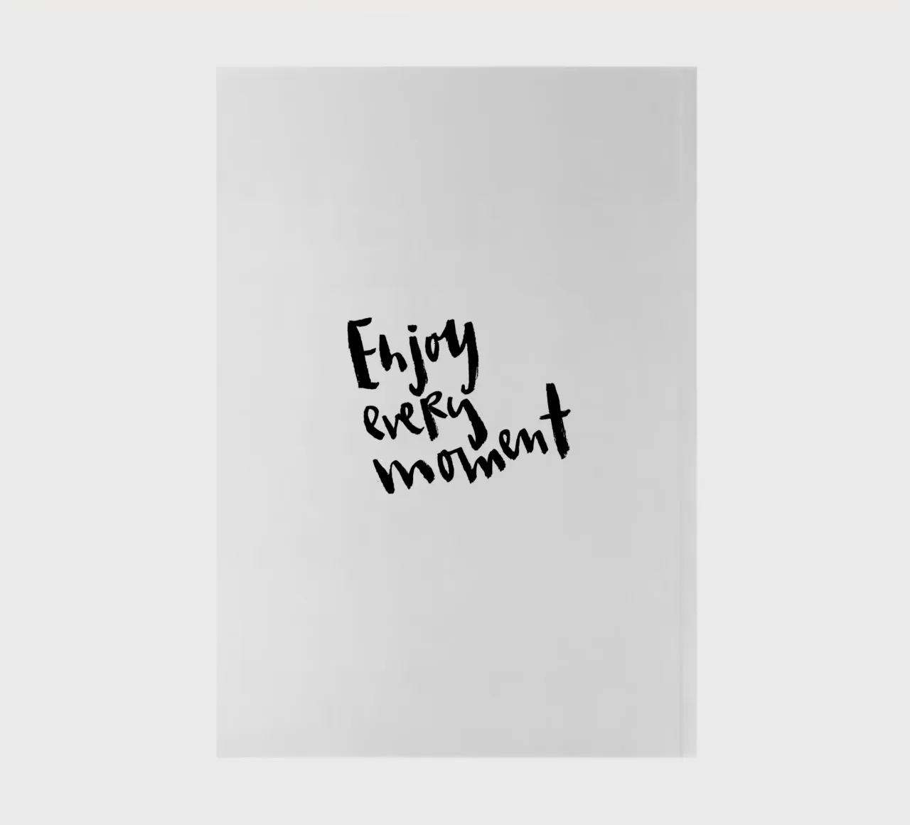 Enjoy Every Moment notebook by Brushmeetspaper