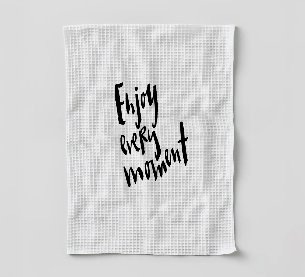 Enjoy Every Moment canovaccio da cucina da Brushmeetspaper