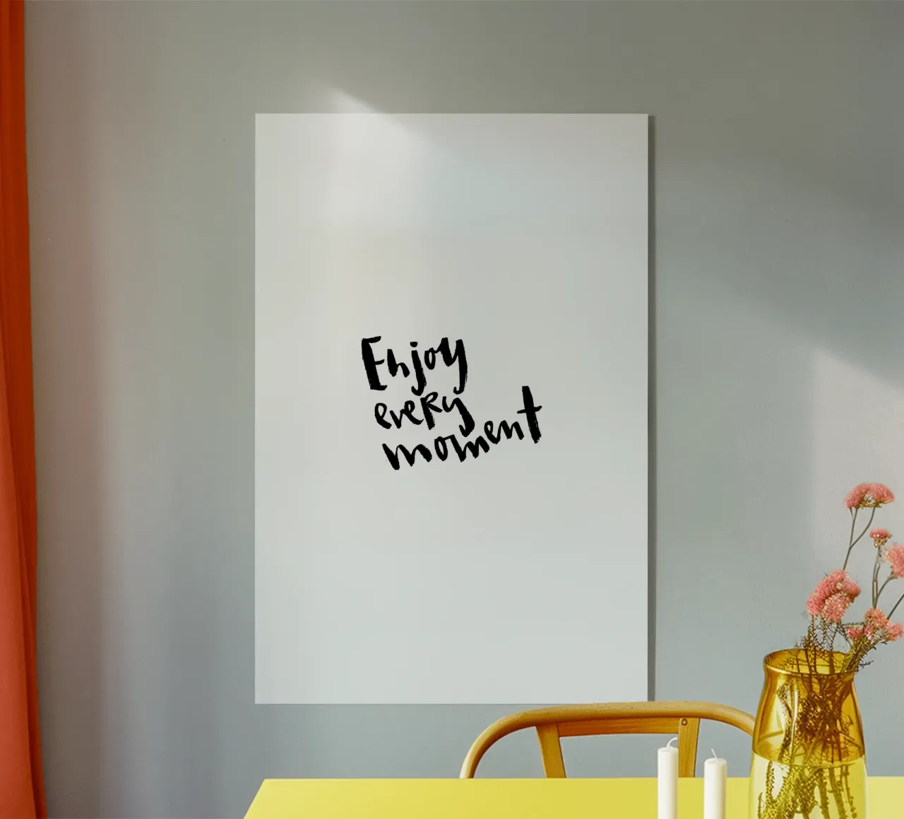 Enjoy Every Moment plexiglass da Brushmeetspaper