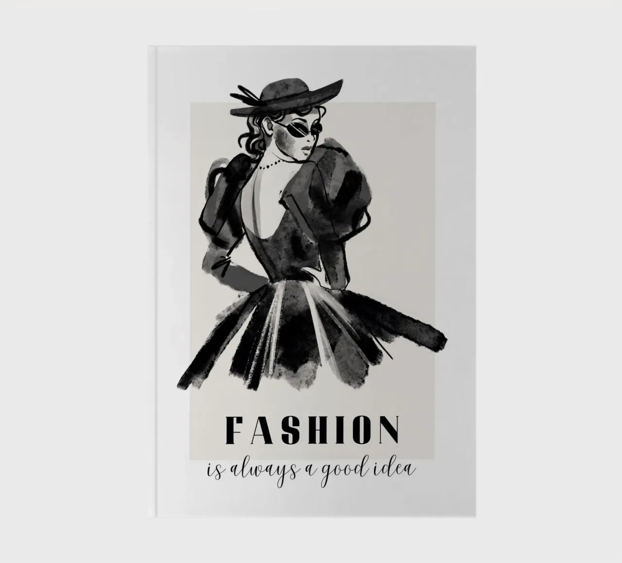 FASHION is always a good idea notebook by ArtDesign by KBK