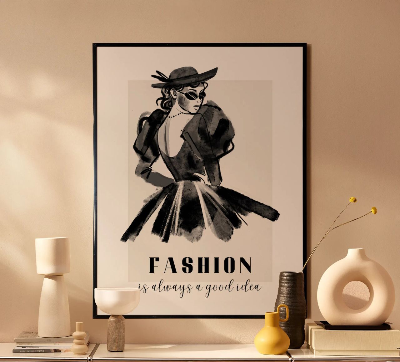 FASHION is always a good idea poster by ArtDesign by KBK