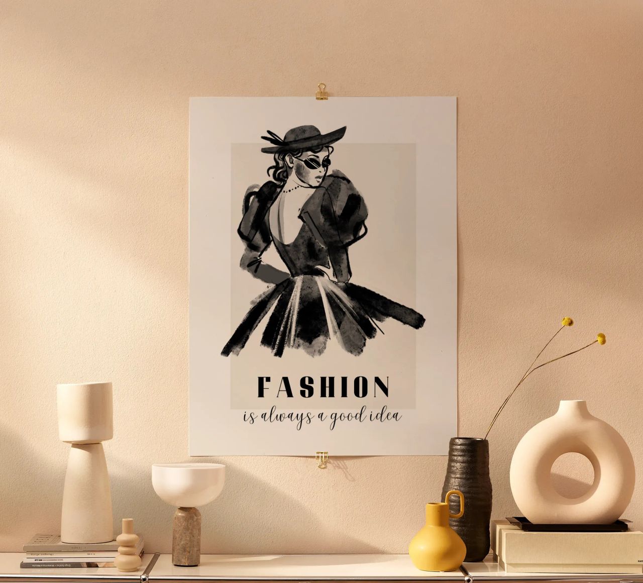 FASHION is always a good idea poster by ArtDesign by KBK