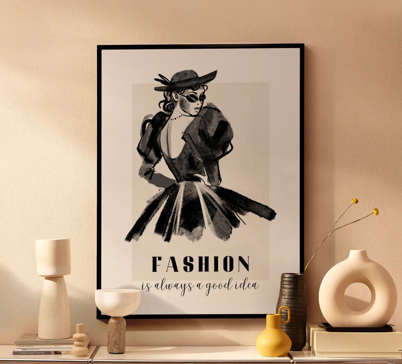 FASHION is always a good idea poster by ArtDesign by KBK
