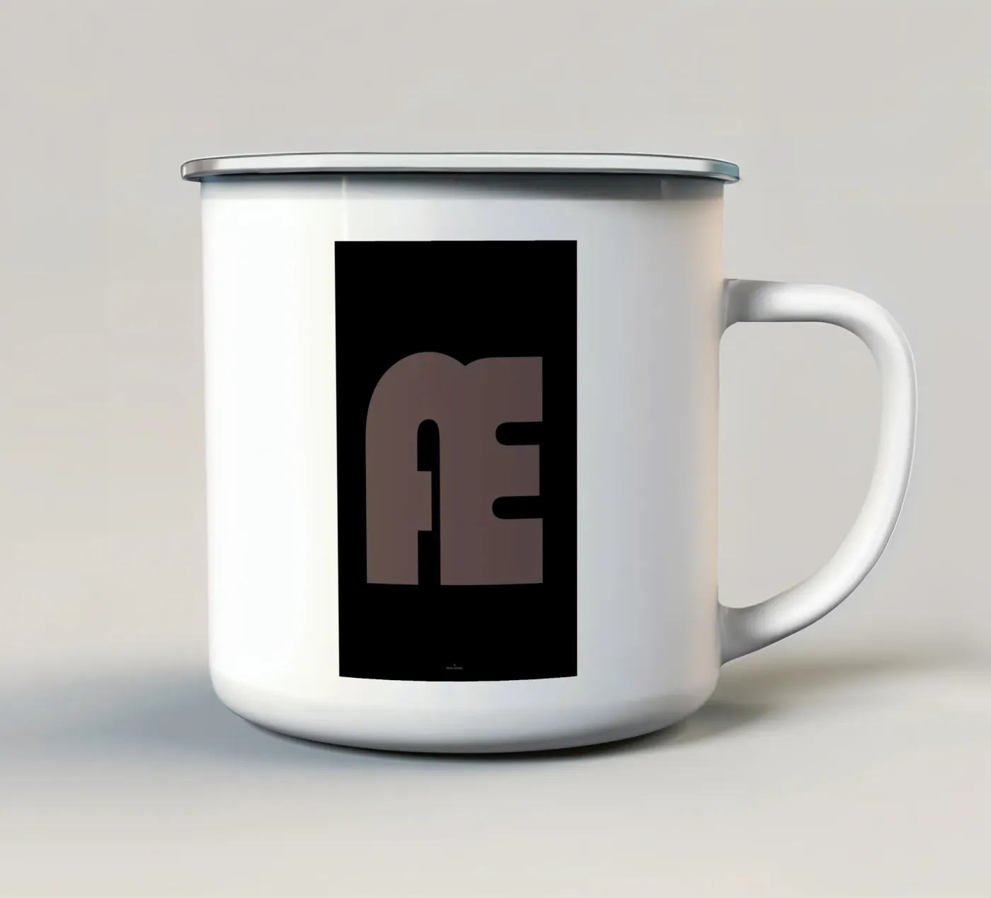 Æ enamel mug by Nordic Creators