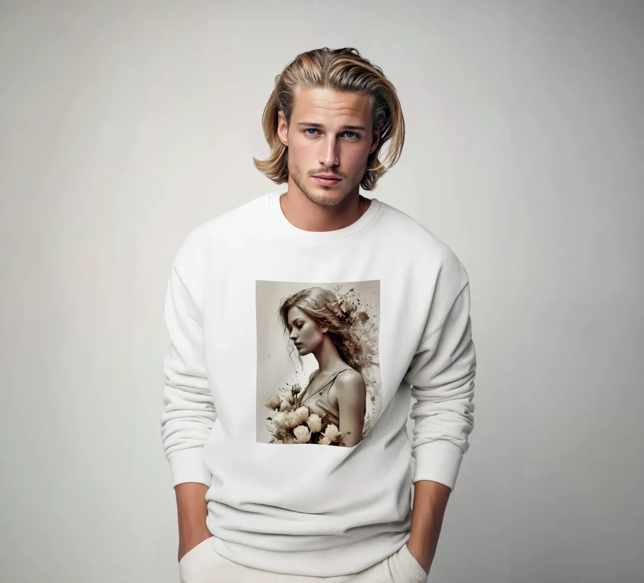 Flower Girl sweatshirt by ArtDesign by KBK