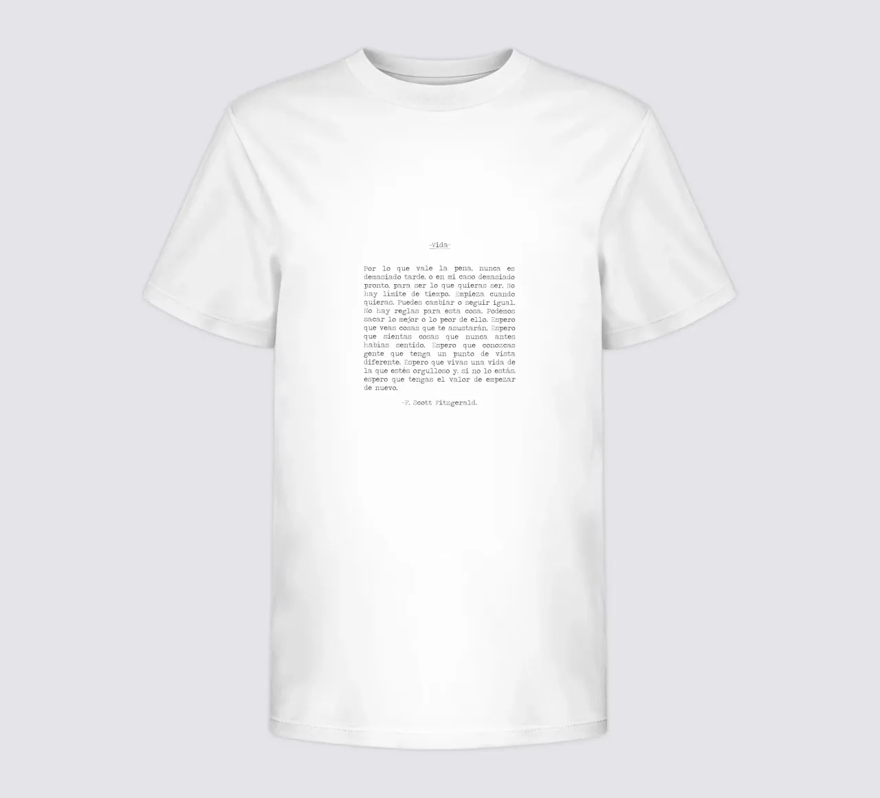 Per quello che vale, non c'è mai troppo F Scot Fitzgerald t-shirt bambini da Summer Soul Co. - Quotes