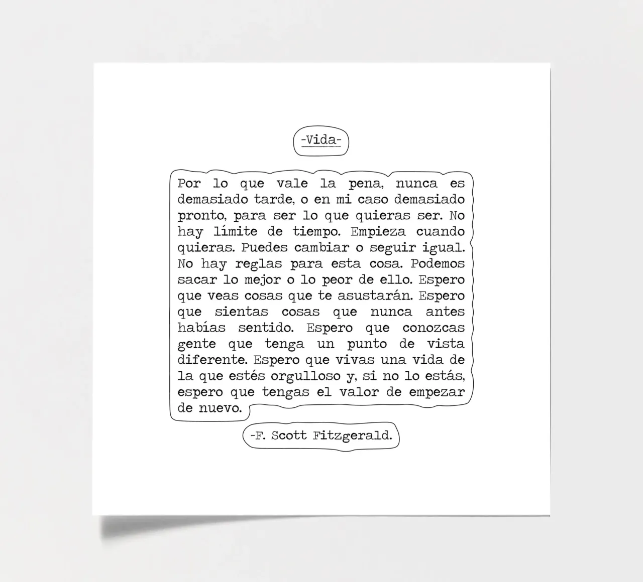 Per quello che vale, non c'è mai troppo F Scot Fitzgerald foglio adesivo da Summer Soul Co. - Quotes