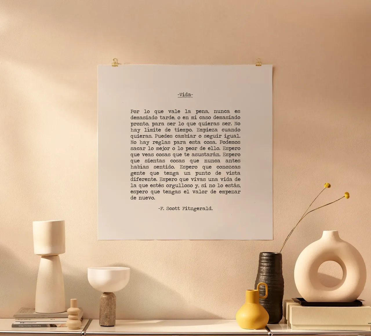 Per quello che vale, non c'è mai troppo F Scot Fitzgerald carta hahnemühle da Summer Soul Co. - Quotes