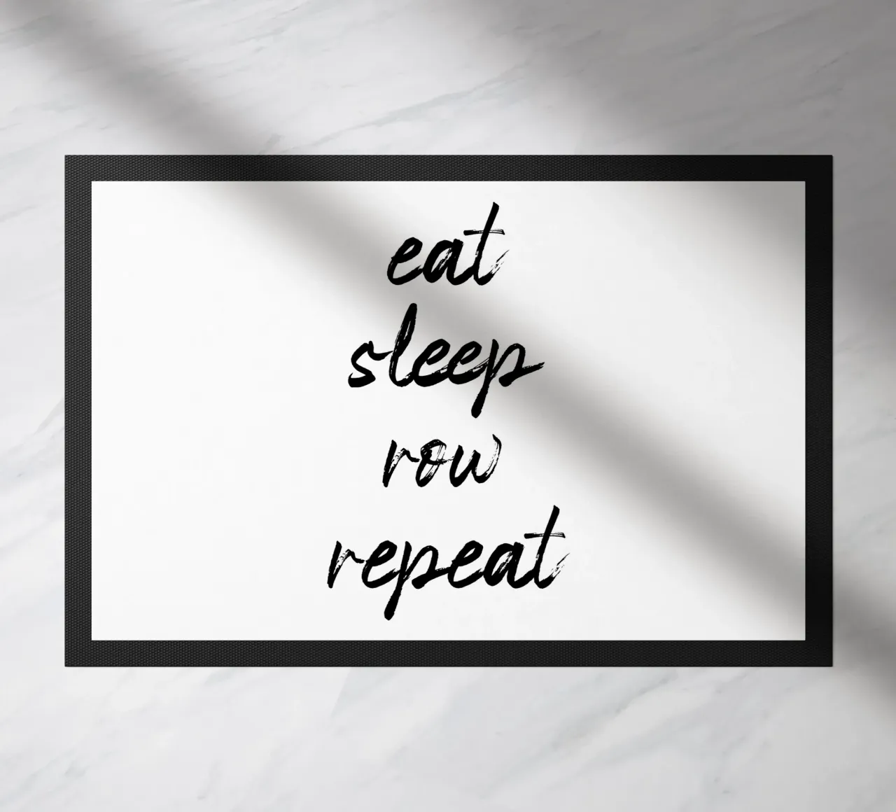 Eat Sleep Row Repeat Tipografia Word Art zerbino da Summer Soul Co. - Quotes