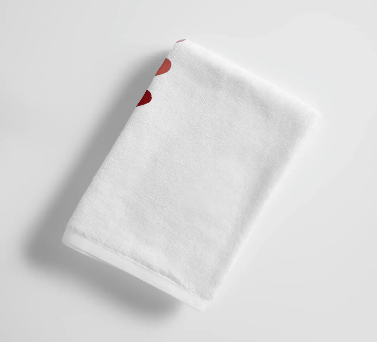 Scritte d'amore con cuori colorati asciugamano da bagno da ArtDesign by KBK