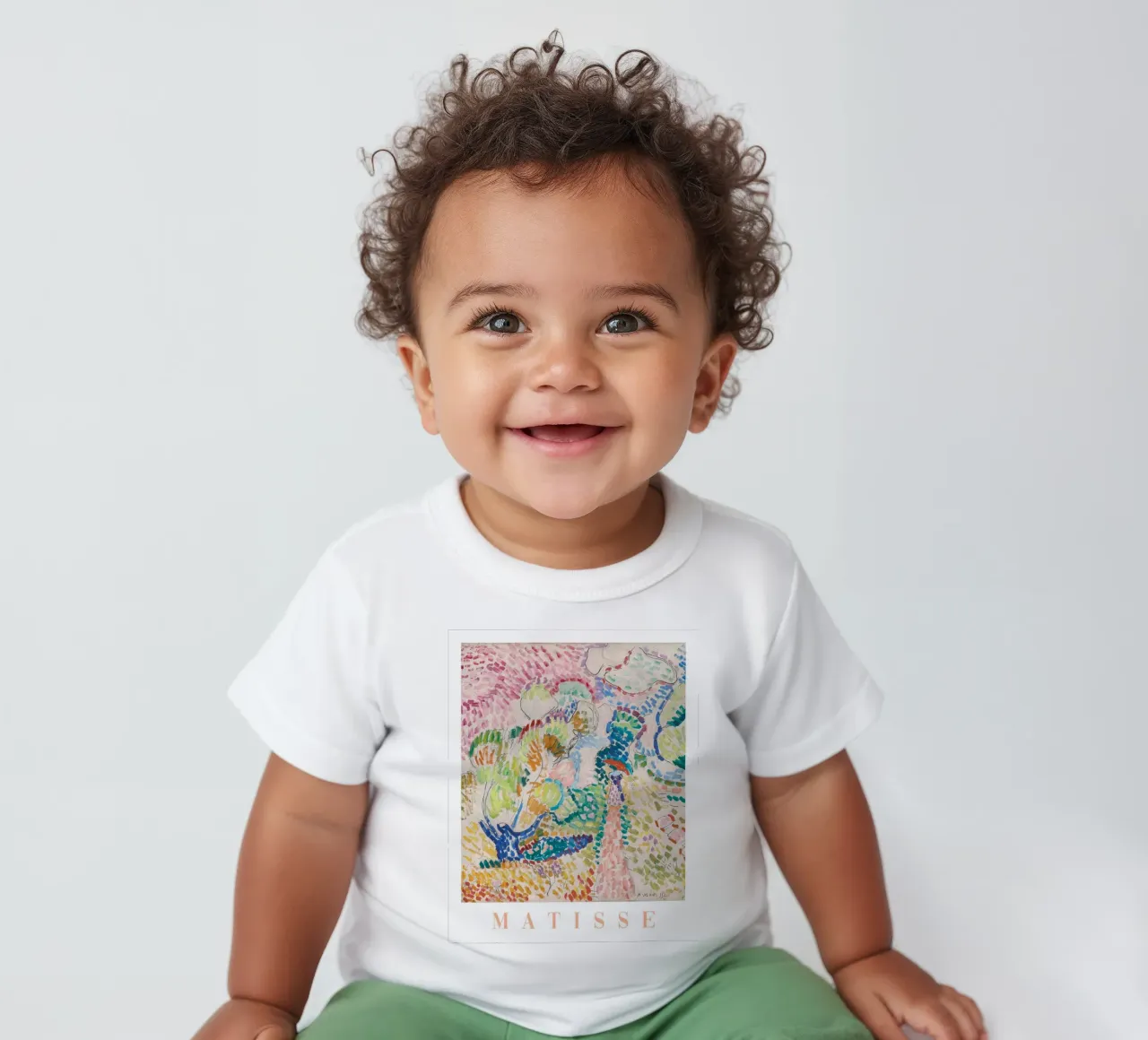 Colourful Matisse Poster, Bright Henri Matisse Abstract Art baby t-shirt by ArtHaus