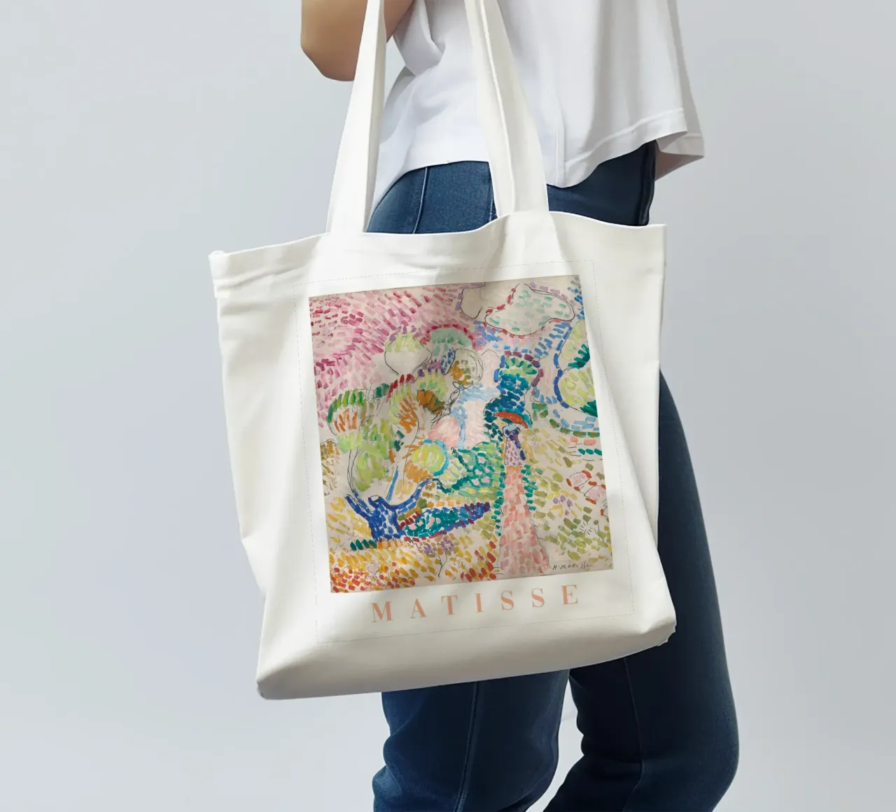 Colourful Matisse Poster, Bright Henri Matisse Abstract Art tote bag by ArtHaus
