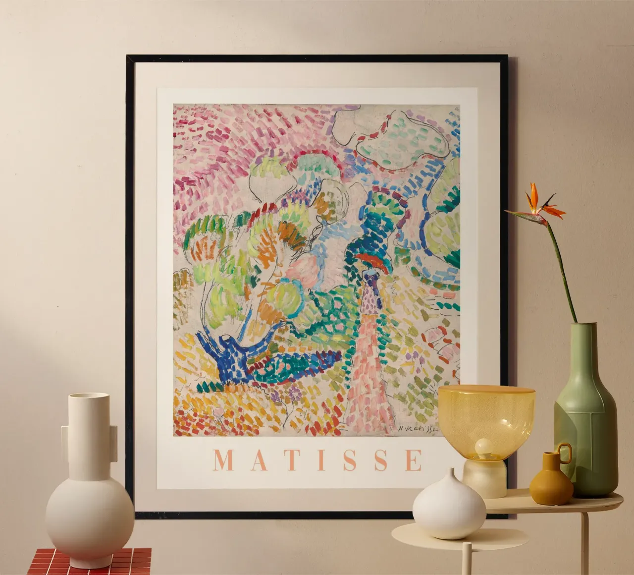 Affiche colorée de Matisse, art abstrait lumineux d'Henri Matisse hahnemühle de ArtHaus
