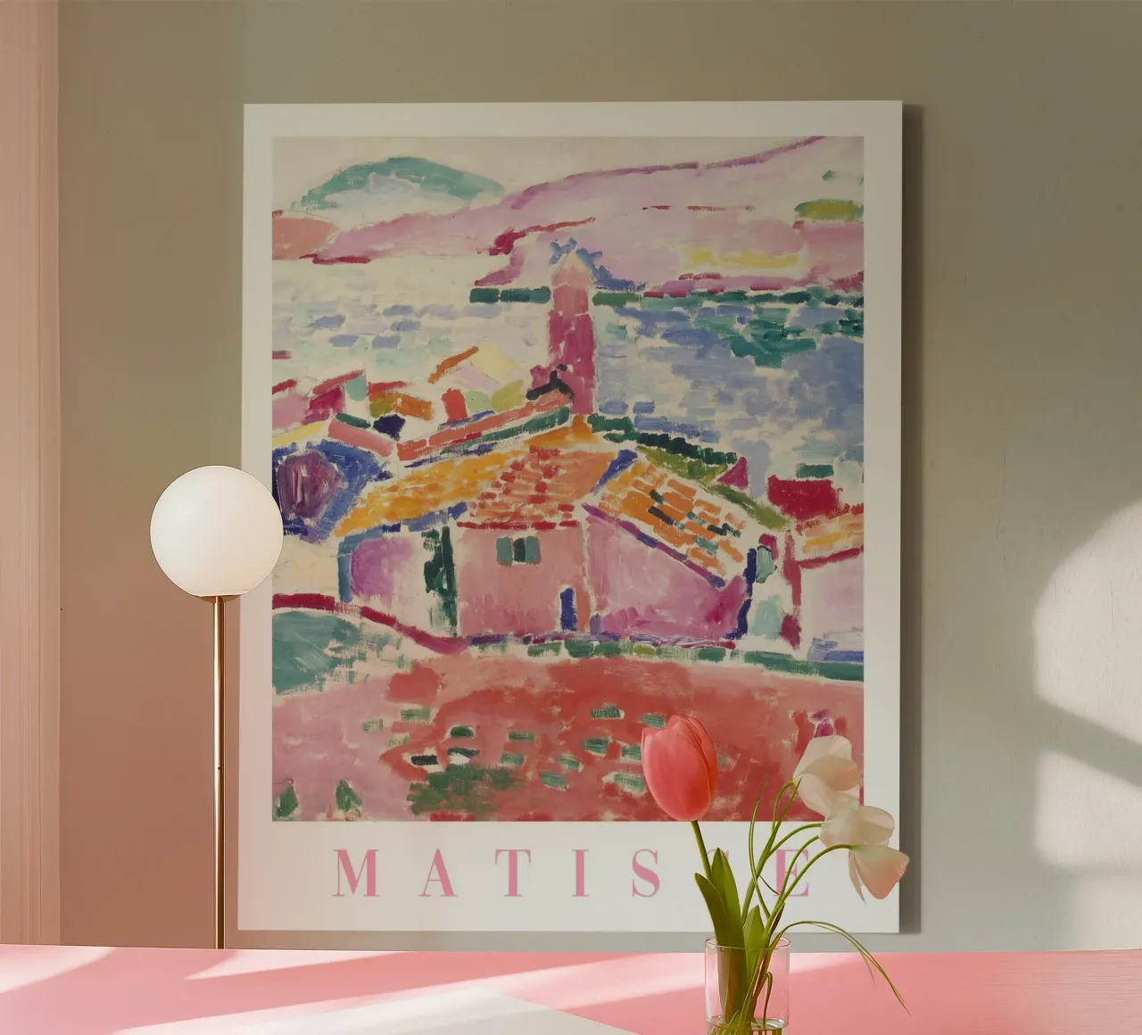 Henri Matisse Print, Levendige Kunstdrukken Abstract Poster canvas met Baklijst van ArtHaus
