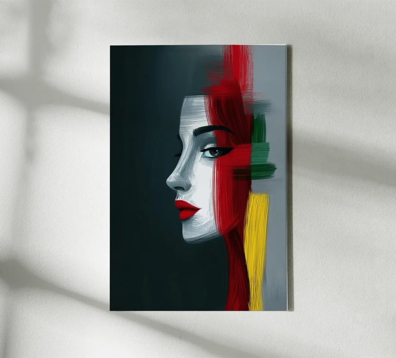 Gestalt in kleur - tussen realisme en abstractie canvas van melipo-art