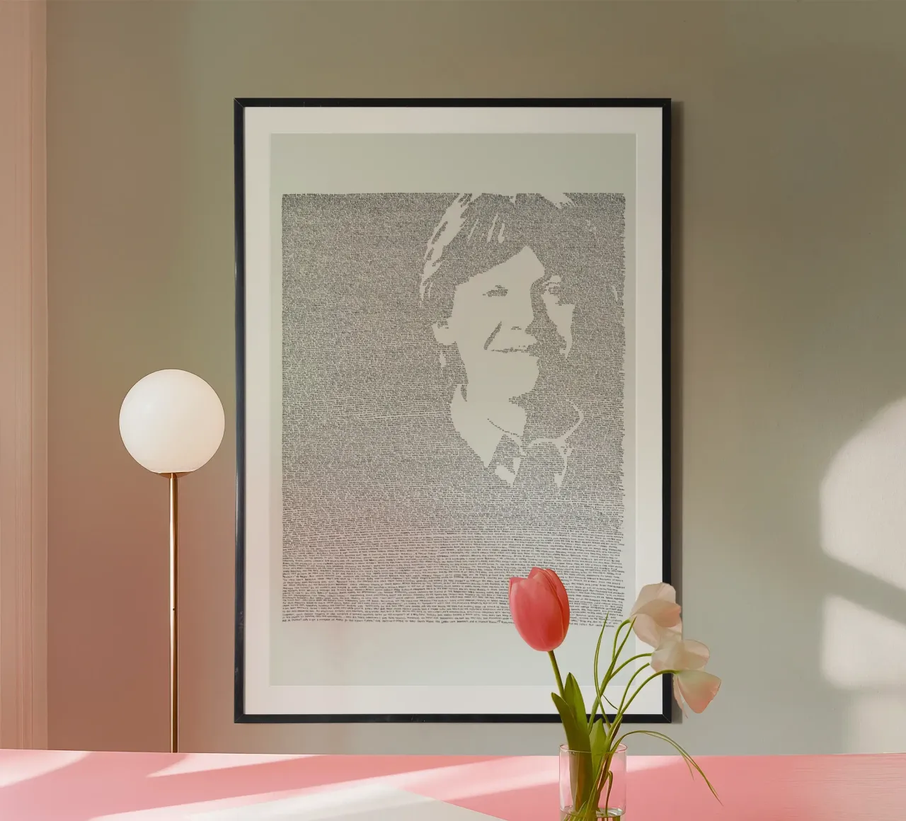 Ron poster con telaio in plastica da Mike Matola