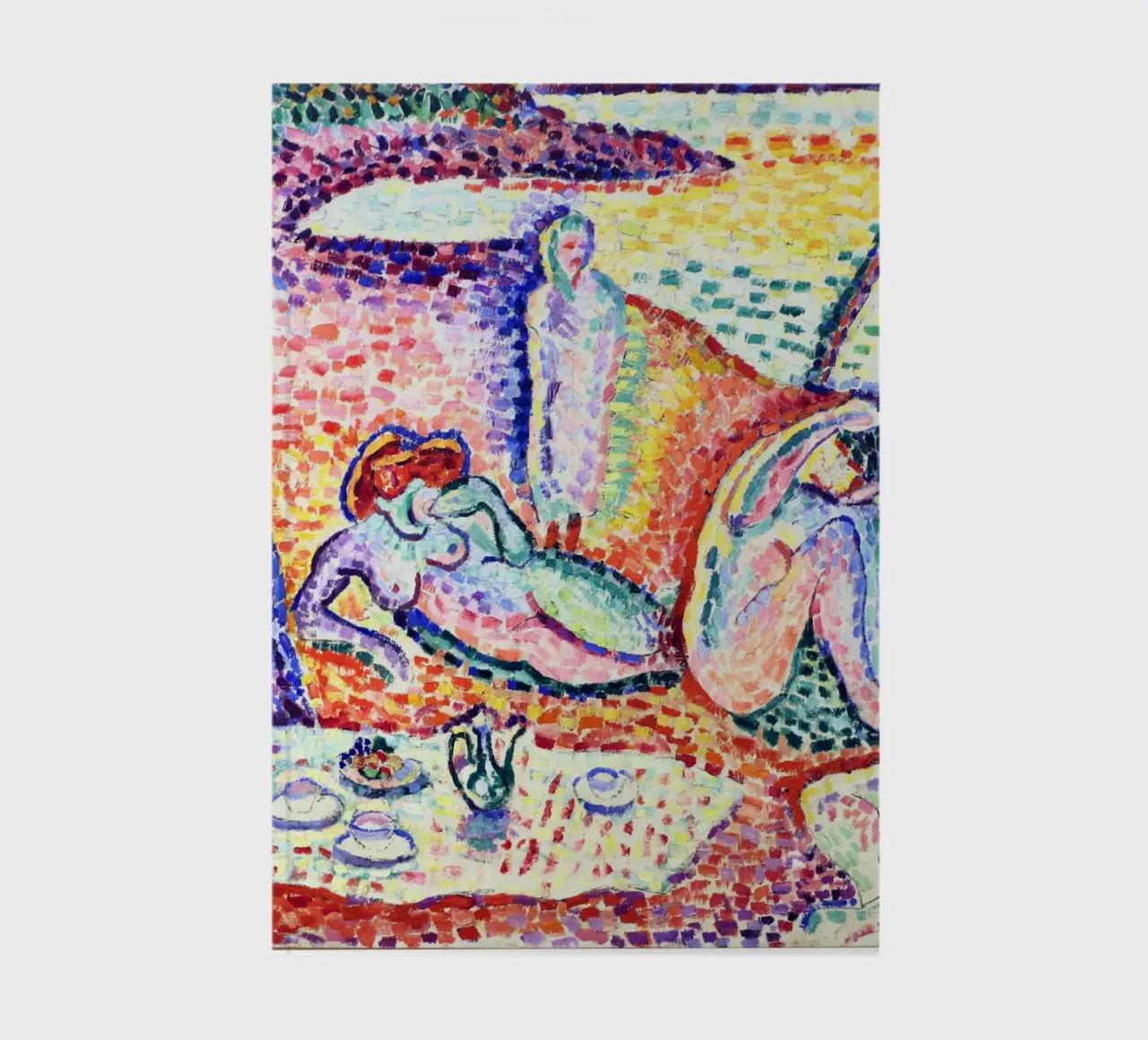 Matisse Art, Vibrant Art Prints, Abstract Colourful Wall Art notebook by ArtHaus