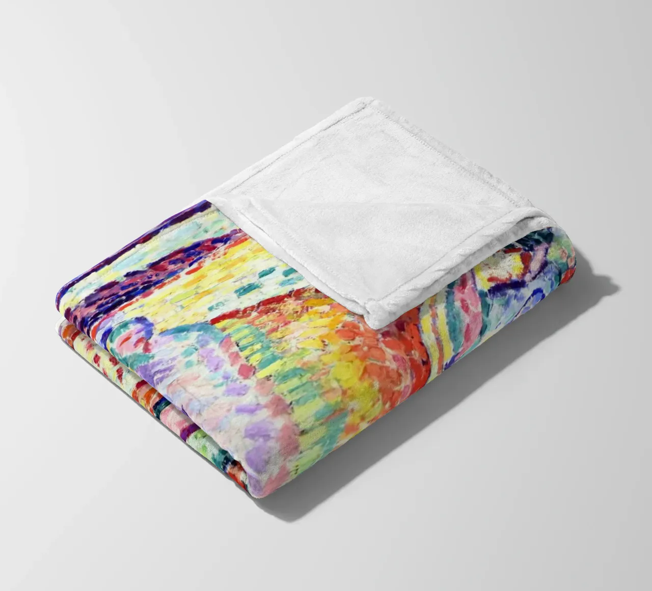 Arte Matisse, stampe d'arte vivaci, arte astratta colorata da parete coperta in pile da ArtHaus
