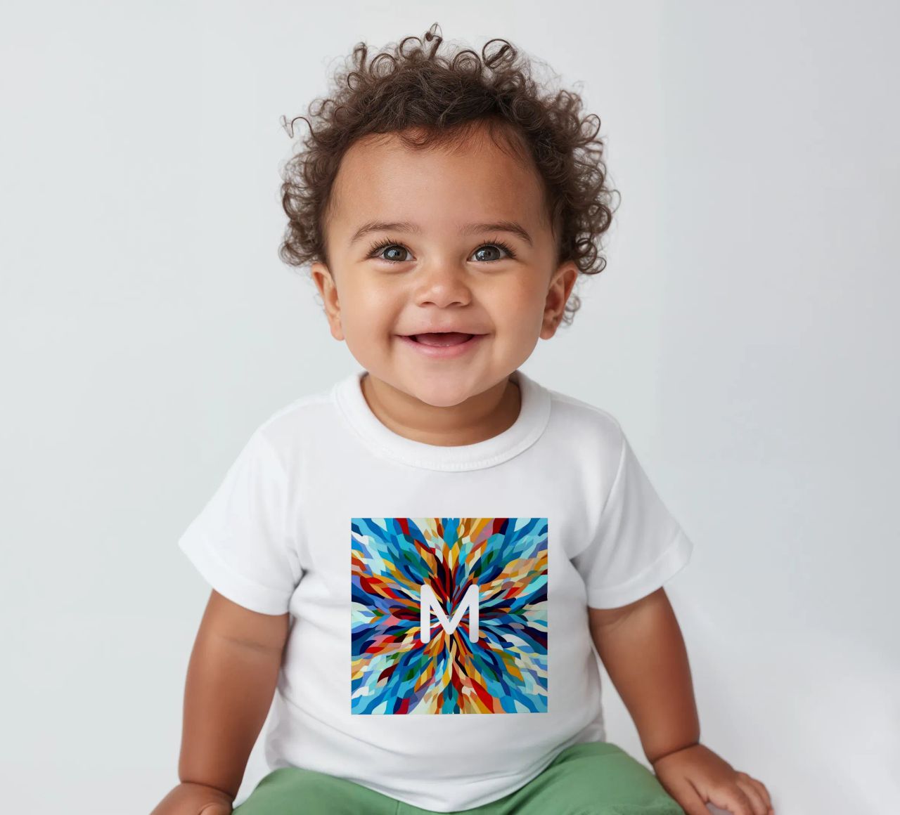 Personalized Item (Your name, Your number, Your letter) maglietta neonato da Motivate-Today
