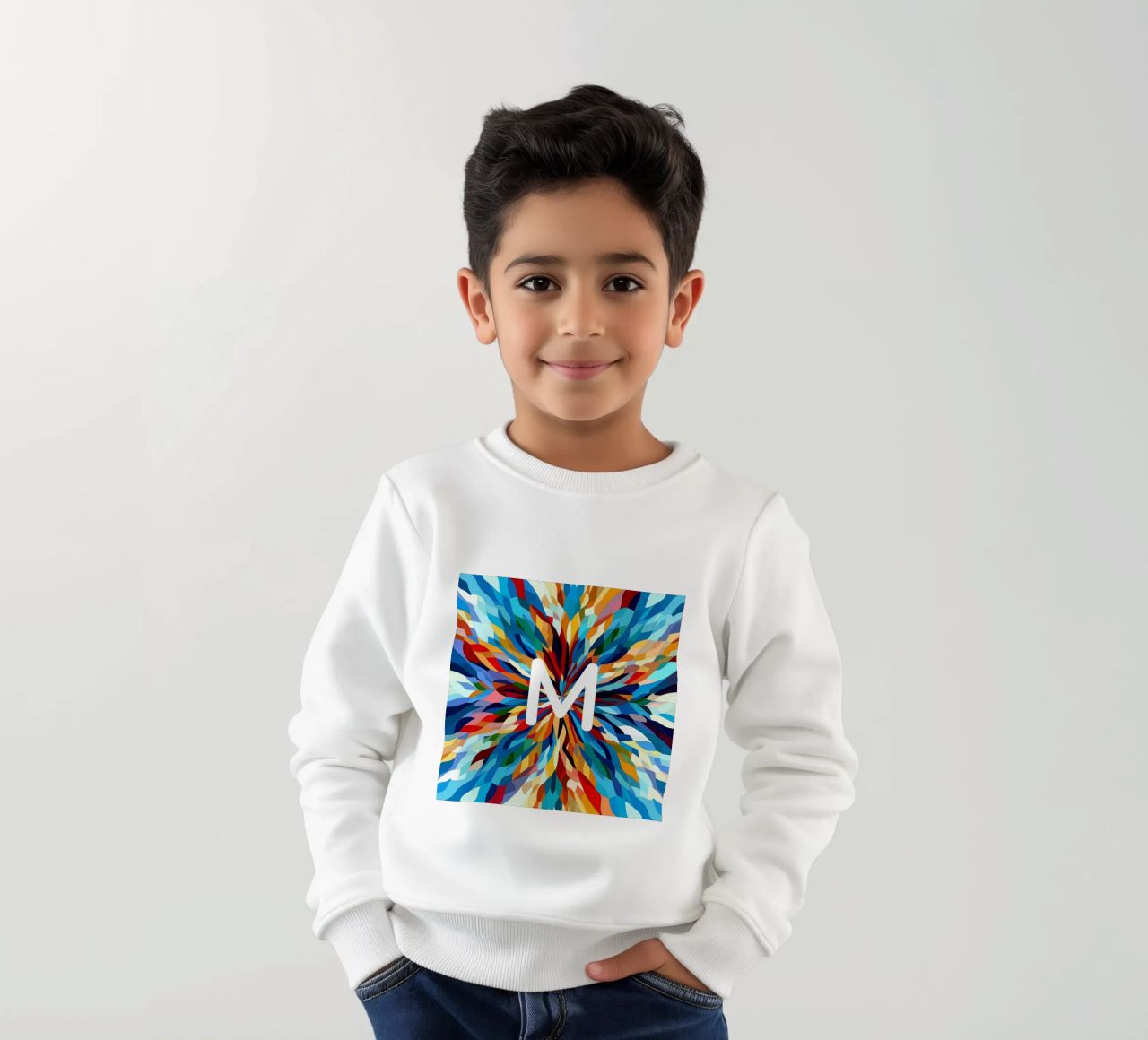Personalized Item (Your name, Your number, Your letter) felpa bambino da Motivate-Today
