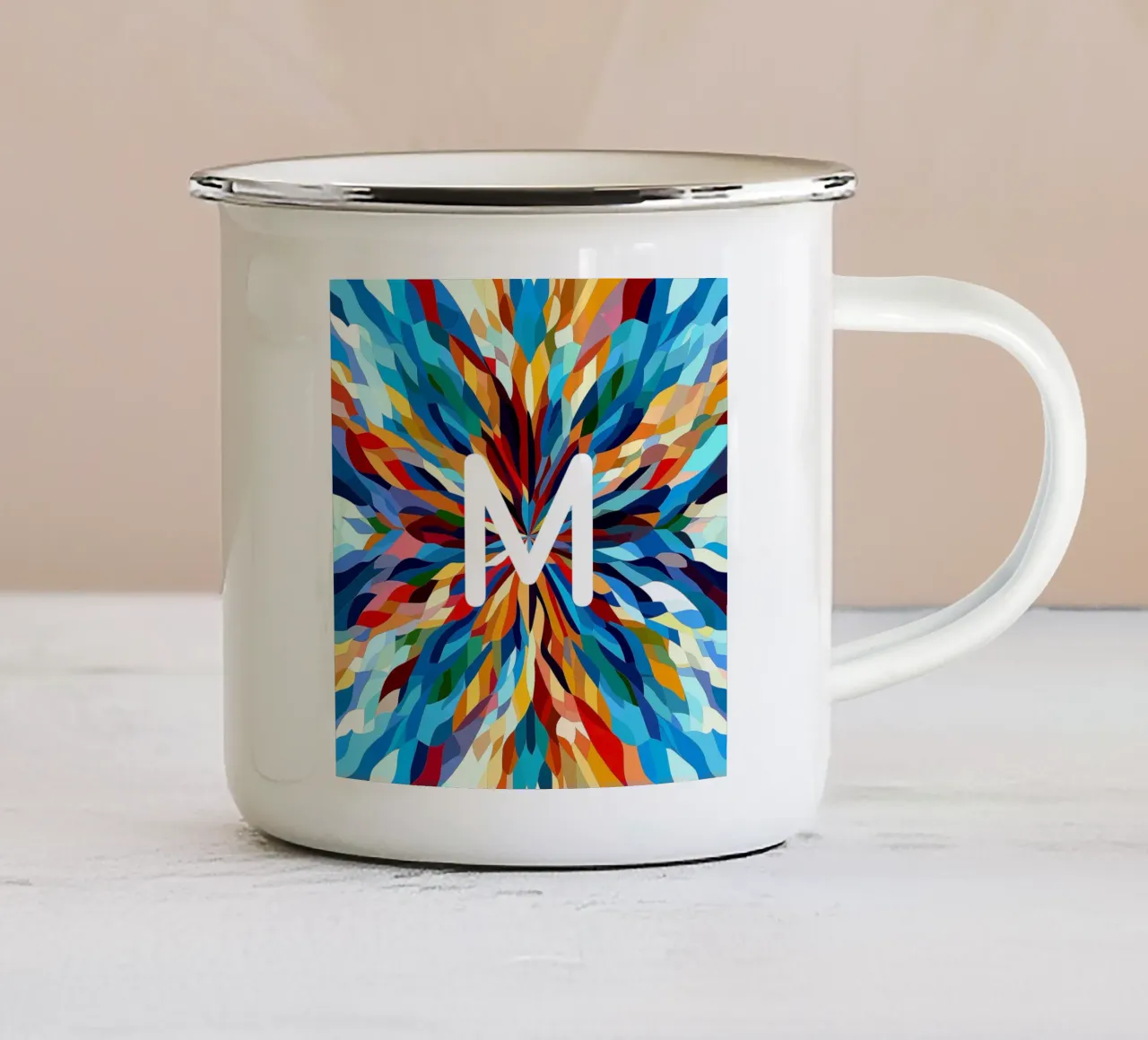Personalized Item (Your name, Your number, Your letter) Emaille Tasse von Motivate-Today