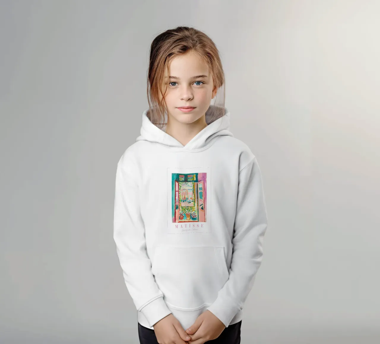 Henri Matisse Prints, Colorful Abstract Prints, Vibrant Art felpa bambino con cappuccio da ArtHaus