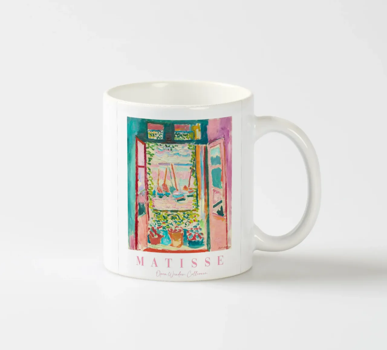 Henri Matisse Prints, Colorful Abstract Prints, Vibrant Art tazza in ceramica da ArtHaus