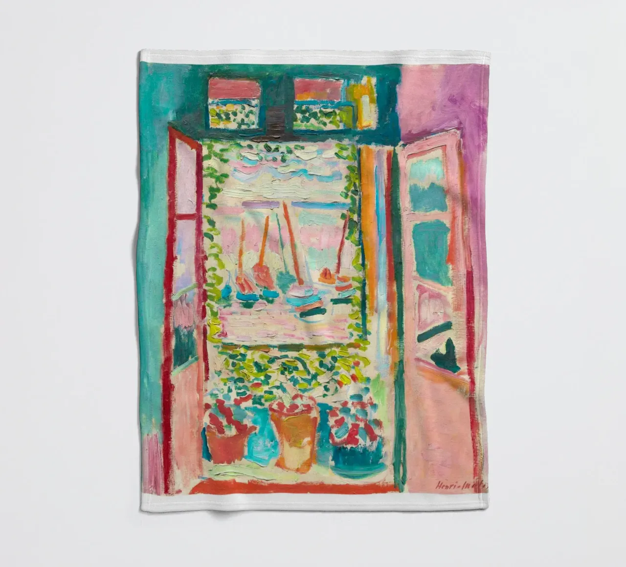 Henri Matisse Prints, Colorful Abstract Prints, Vibrant Art coperta in pile da ArtHaus