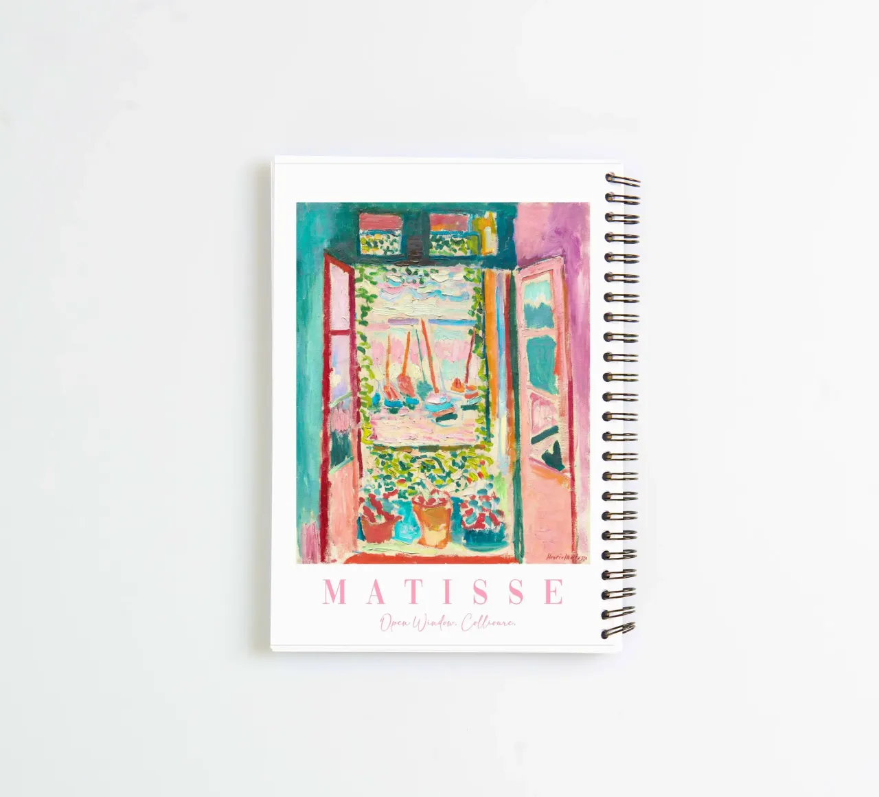 Henri Matisse Prints, Colorful Abstract Prints, Vibrant Art spiral notebook by ArtHaus