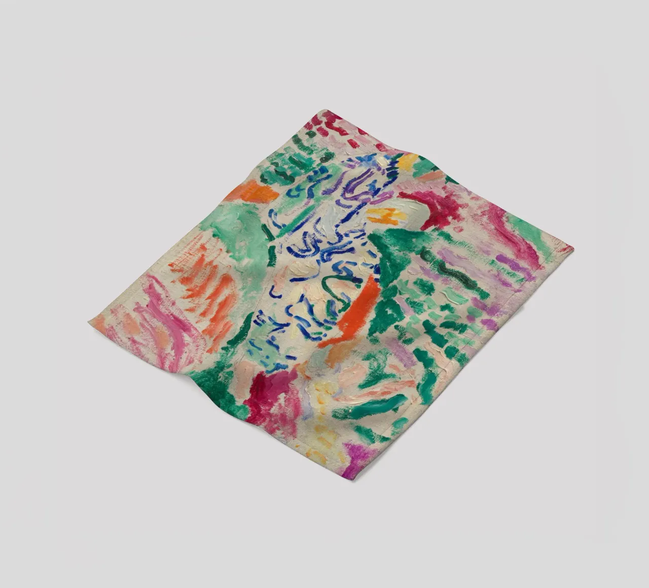 Henri Matisse Lebendige Kunstdrucke, farbenfrohe abstrakte Kunst Fleecedecke von ArtHaus
