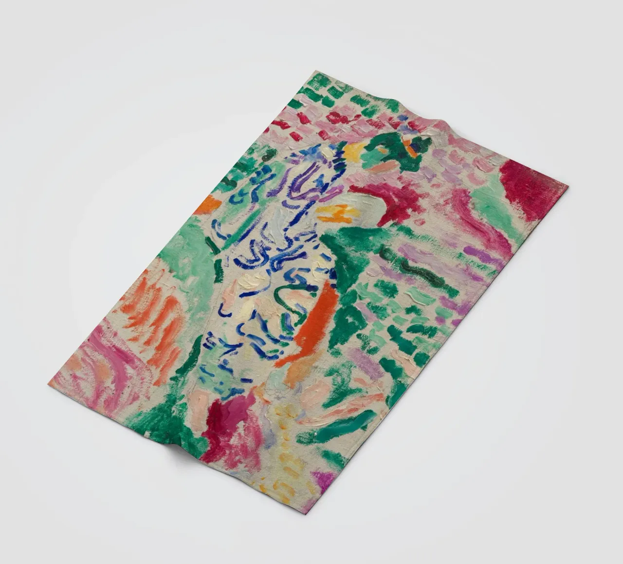 Henri Matisse Lebendige Kunstdrucke, farbenfrohe abstrakte Kunst Fleecedecke von ArtHaus