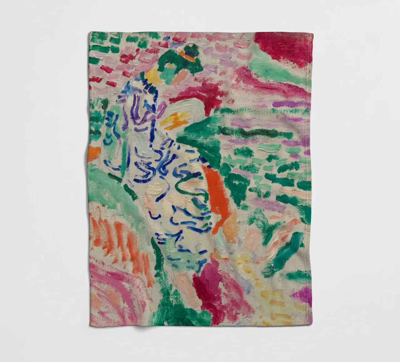 Henri Matisse Lebendige Kunstdrucke, farbenfrohe abstrakte Kunst Fleecedecke von ArtHaus