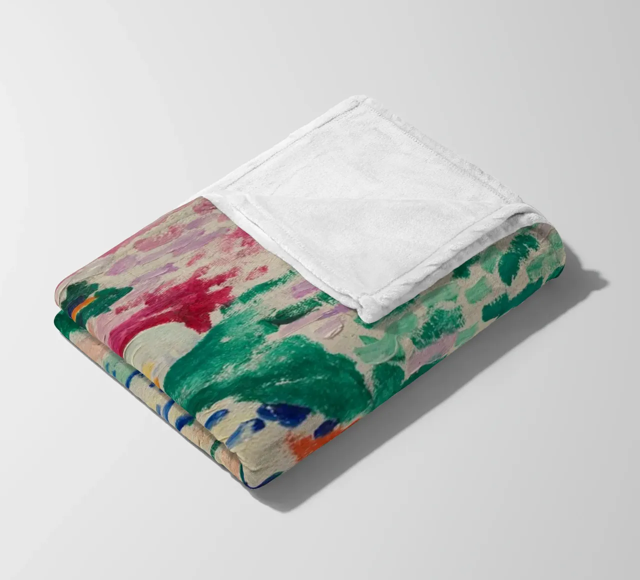 Henri Matisse Lebendige Kunstdrucke, farbenfrohe abstrakte Kunst Fleecedecke von ArtHaus