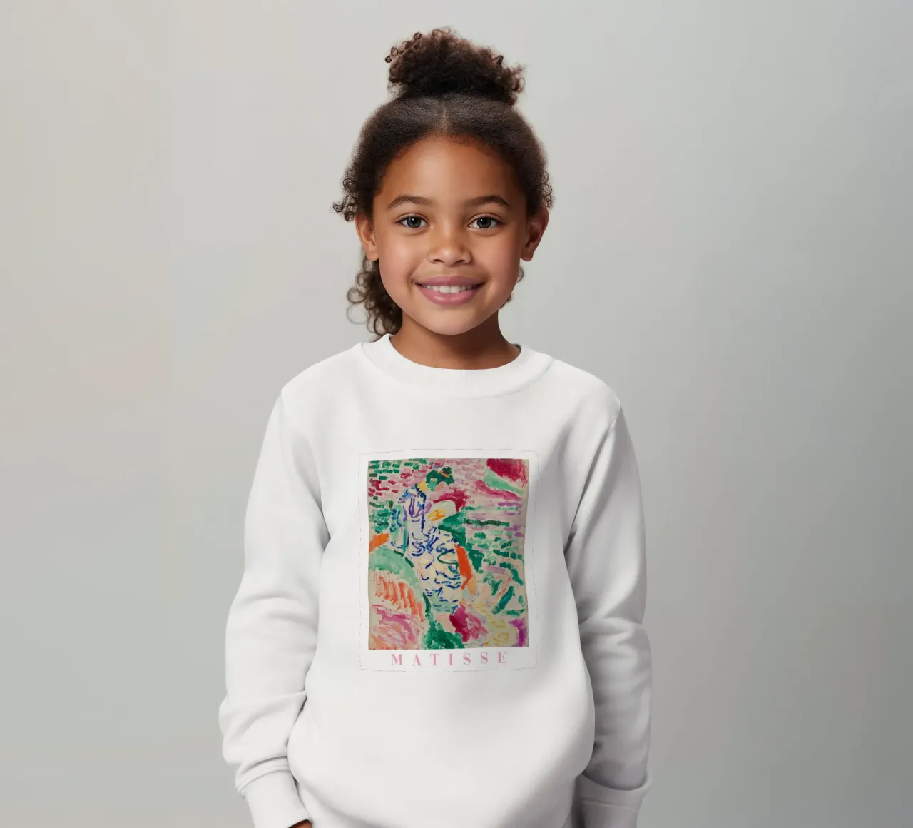 Henri Matisse Lebendige Kunstdrucke, farbenfrohe abstrakte Kunst Kinder Sweatshirt von ArtHaus