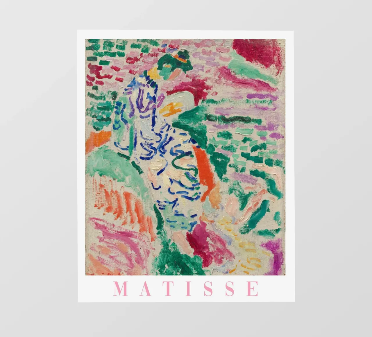 Henri Matisse - Impressions d'art vibrantes, art abstrait coloré film rétro-éclairé de ArtHaus