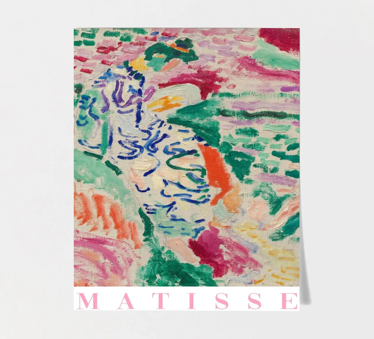 Henri Matisse Lebendige Kunstdrucke, farbenfrohe abstrakte Kunst Stickerbogen von ArtHaus