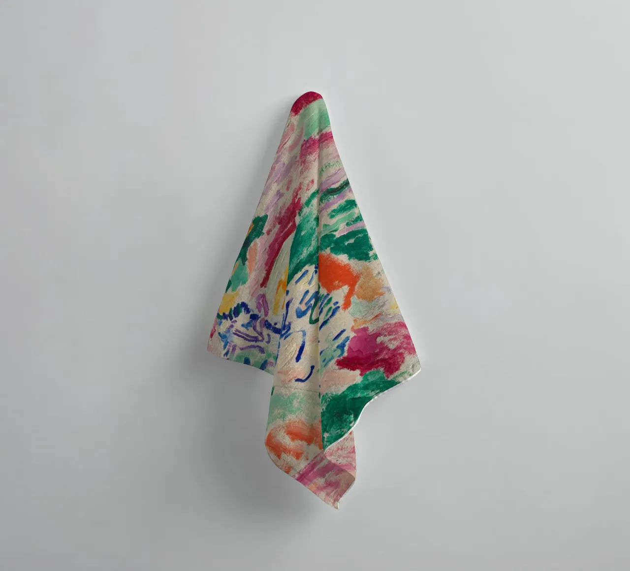 Henri Matisse Lebendige Kunstdrucke, farbenfrohe abstrakte Kunst Handtuch von ArtHaus