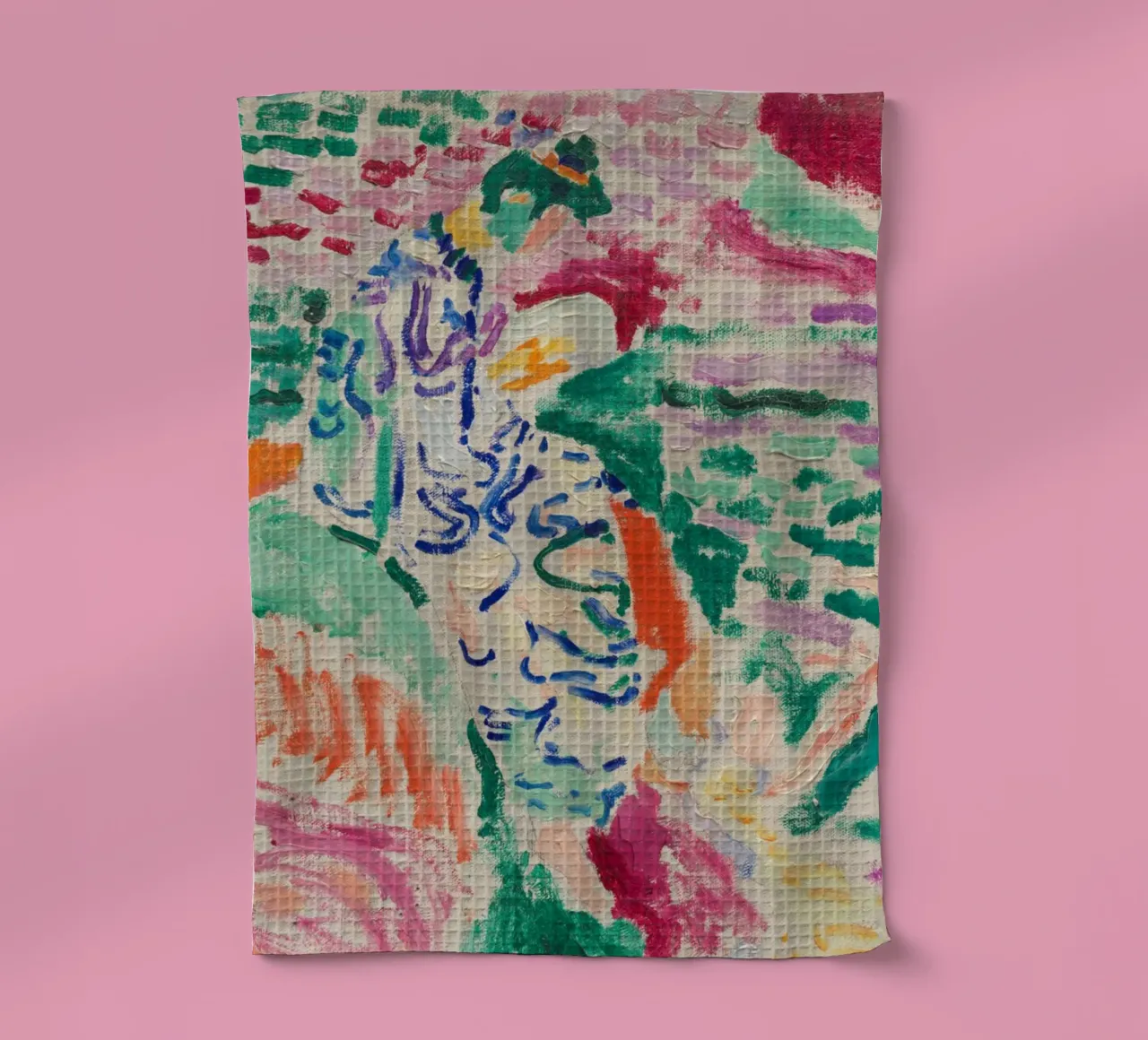 Henri Matisse Lebendige Kunstdrucke, farbenfrohe abstrakte Kunst Geschirrtuch von ArtHaus