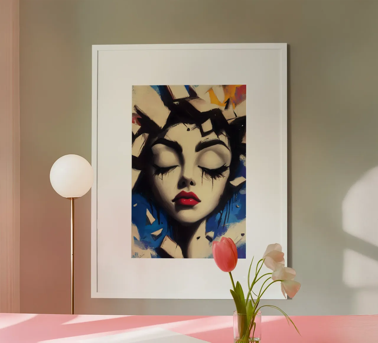Illusioni infrante - L'arte della decadenza poster con telaio in plastica da melipo-art