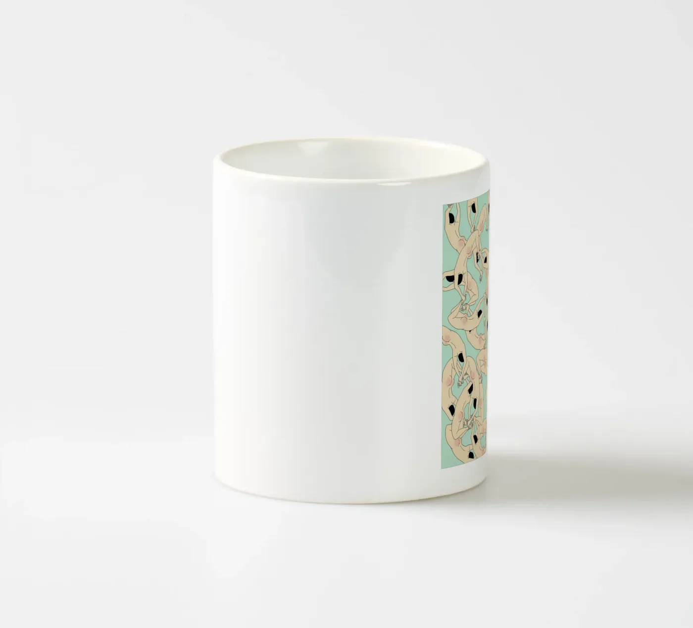 Chain ceramic mug by Ruei