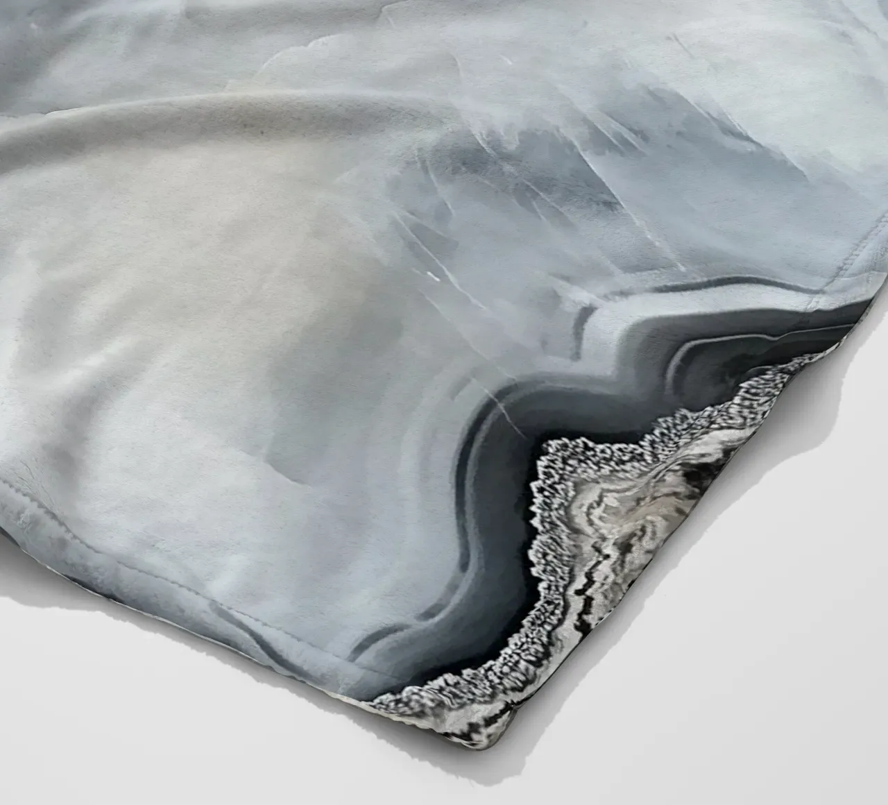 Elegant mineral patterns fleece blanket by Carinaprint