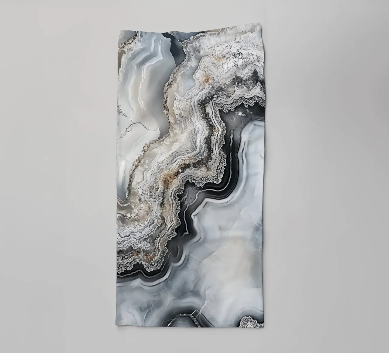 Elegant mineral patterns towel by Carinaprint