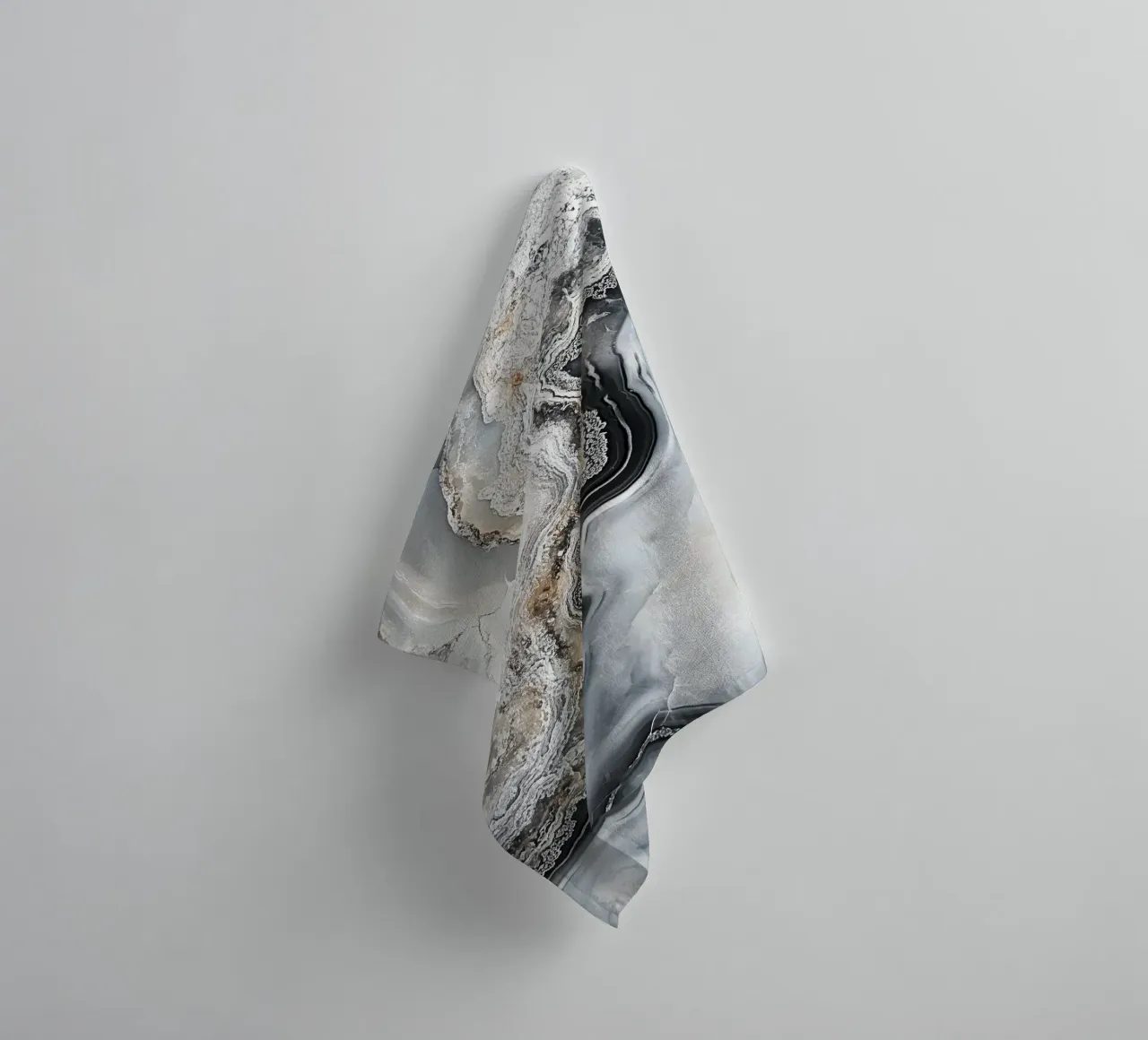Elegant mineral patterns towel by Carinaprint